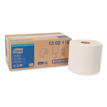 Tork Tork Paper Wiper Centerfeed White W1, Multipurpose, 2 x 800 Sheets, 130211B, PK2 130211B